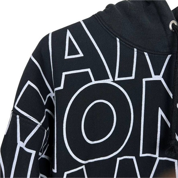 Champion Reverse Weave Iconic Hoodie Size XS Black and White - Picture 7 of 11